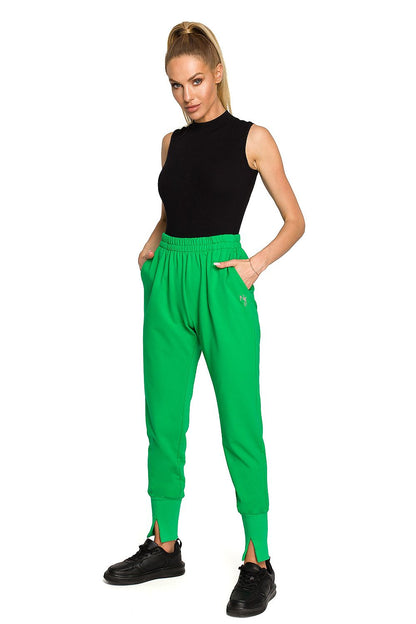   Spodnie Dresowe Model MOE692 Green - Moe 