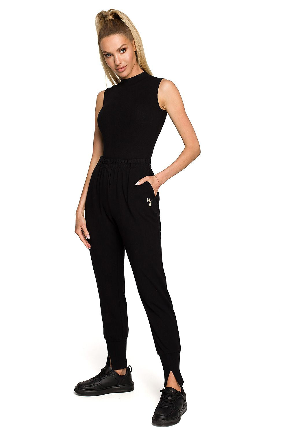   Spodnie Dresowe Model MOE692 Black - Moe 