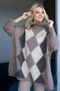   Sweter Damski Model 30088 Cappuccino - PeeKaBoo 