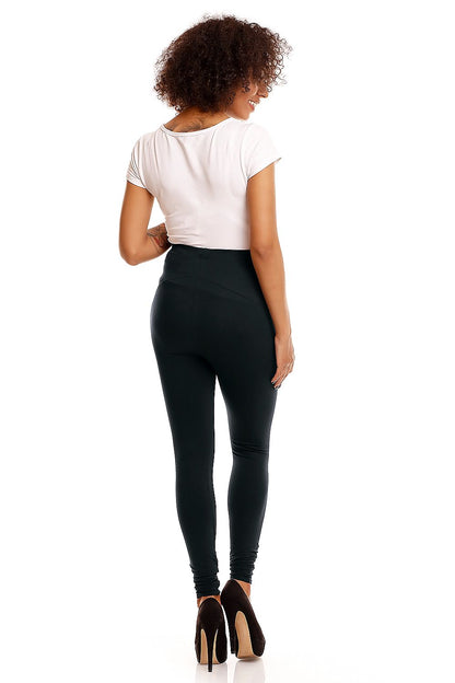   Legginsy Ciążowe Model 1469B Black - PeeKaBoo 