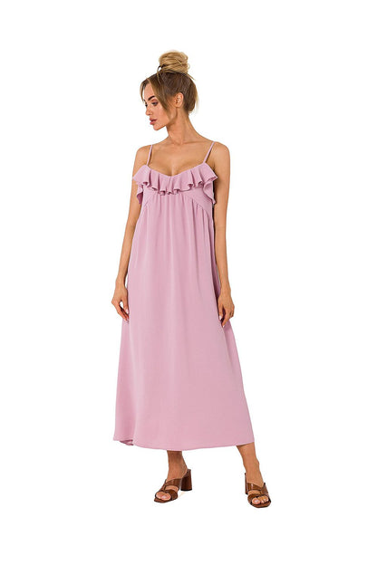  Sukienka Model MOE743 Dirty Pink - Moe 