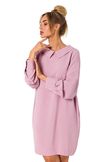  Sukienka Model MOE740 Dirty Pink - Moe 
