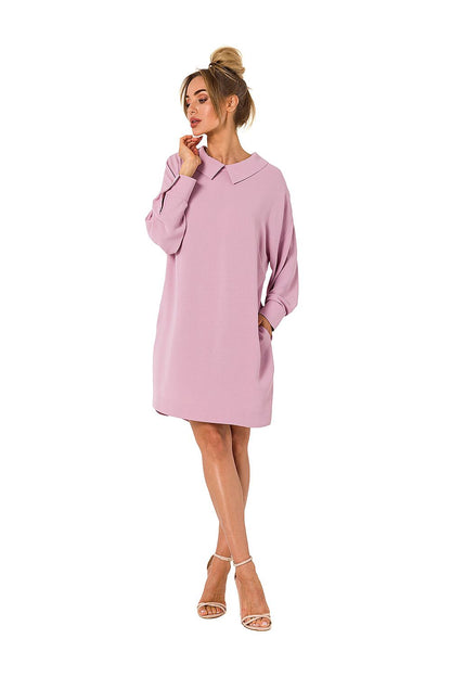 Sukienka Model MOE740 Dirty Pink - Moe 