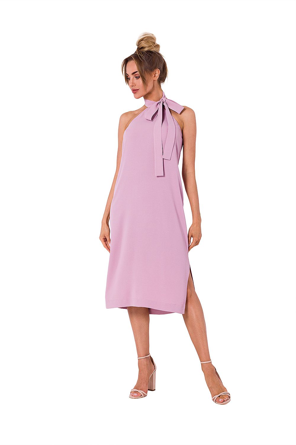  Sukienka Model MOE736 Dirty Pink - Moe 