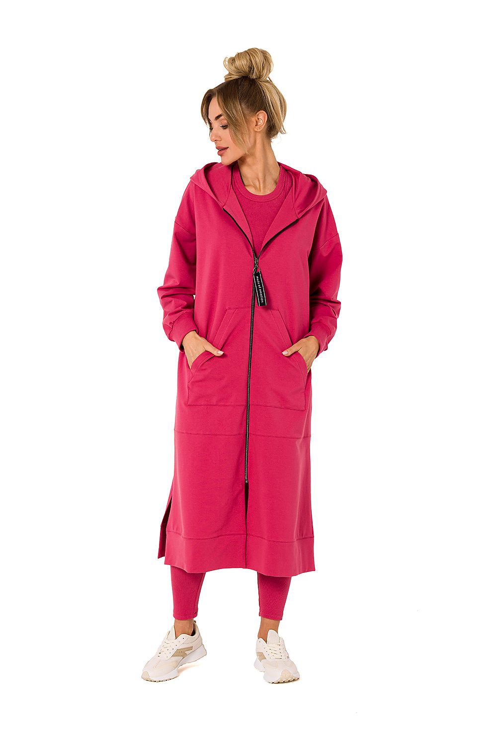   Bluza Damska Model MOE729 Coral - Moe 