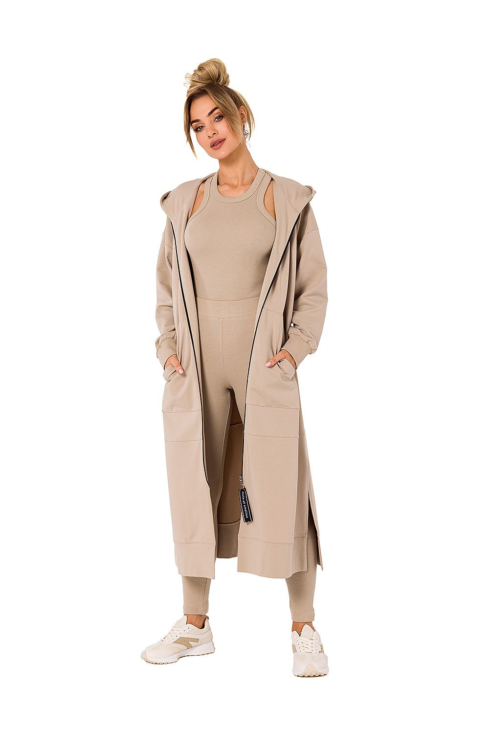   Bluza Damska Model MOE729 Beige - Moe 