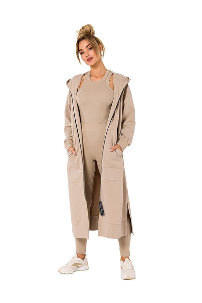   Bluza Damska Model MOE729 Beige - Moe 