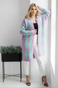  Sweter Kardigan Model 30092 Lila - PeeKaBoo 