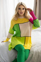   Sweter Damski Model 30089 Beige/Yellow - PeeKaBoo 