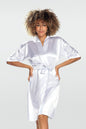 Szlafrok Peniuar Model Nable 100 White - DKaren 