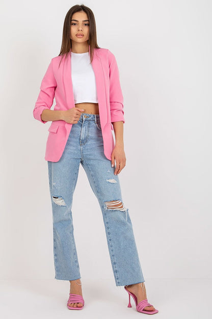  Marynarka Model DHJ-MA-7684.15P Pink - Italy Moda 