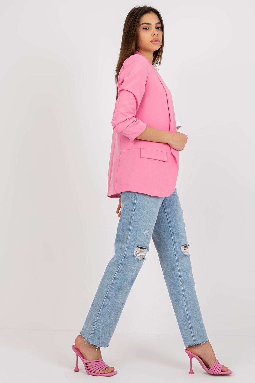   Marynarka Model DHJ-MA-7684.15P Pink - Italy Moda 