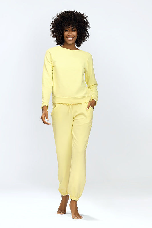  Spodnie Komplet Model Wenezja Yellow - DKaren 