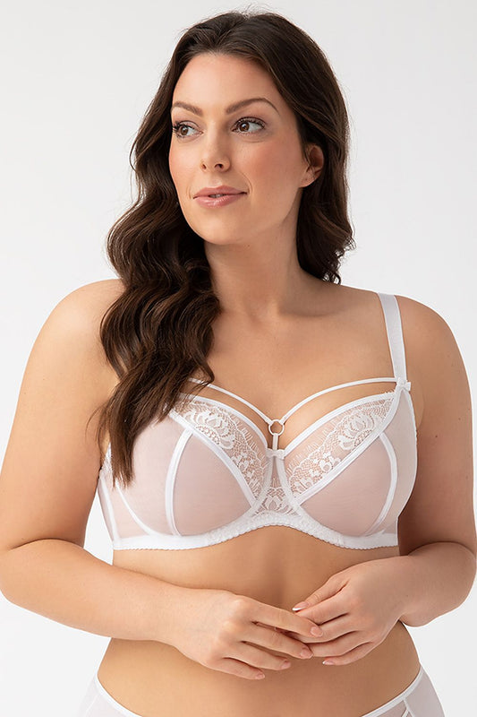  Biustonosz Soft Model Paradise K496 White - Gorsenia Lingerie 