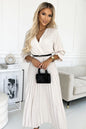    Sukienka Model Serena 462-1 Serena Beige - Numoco 