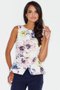   Bluzka Model 382 Ecru/Flowers - Figl 