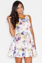  Sukienka Model 386 Ecru/Flowers - Figl 