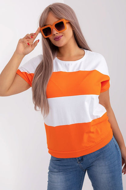   Bluzka Model RV-BZ-8640-1.92P Orange - Relevance 