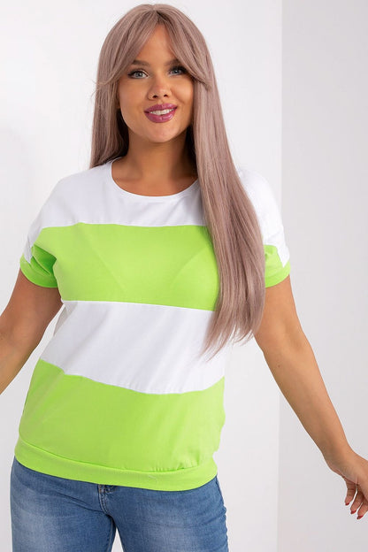   Bluzka Model RV-BZ-8640-1.92P Light Green - Relevance 