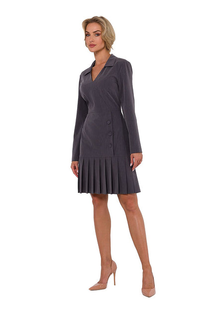  Sukienka Model MOE752 Dark Grey - Moe 