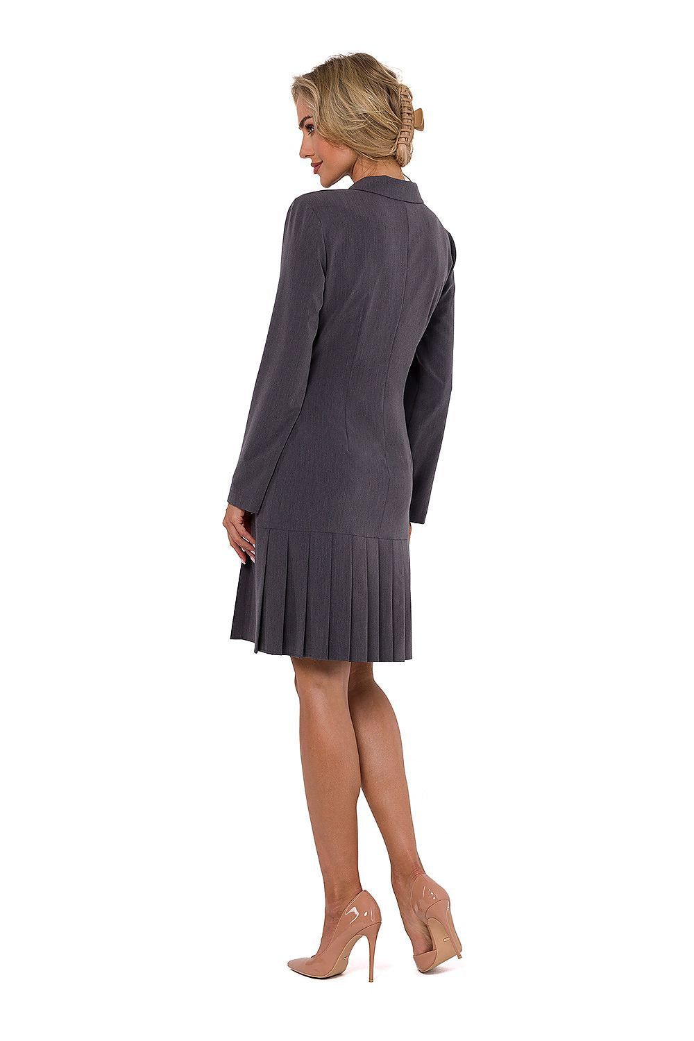  Sukienka Model MOE752 Dark Grey - Moe 