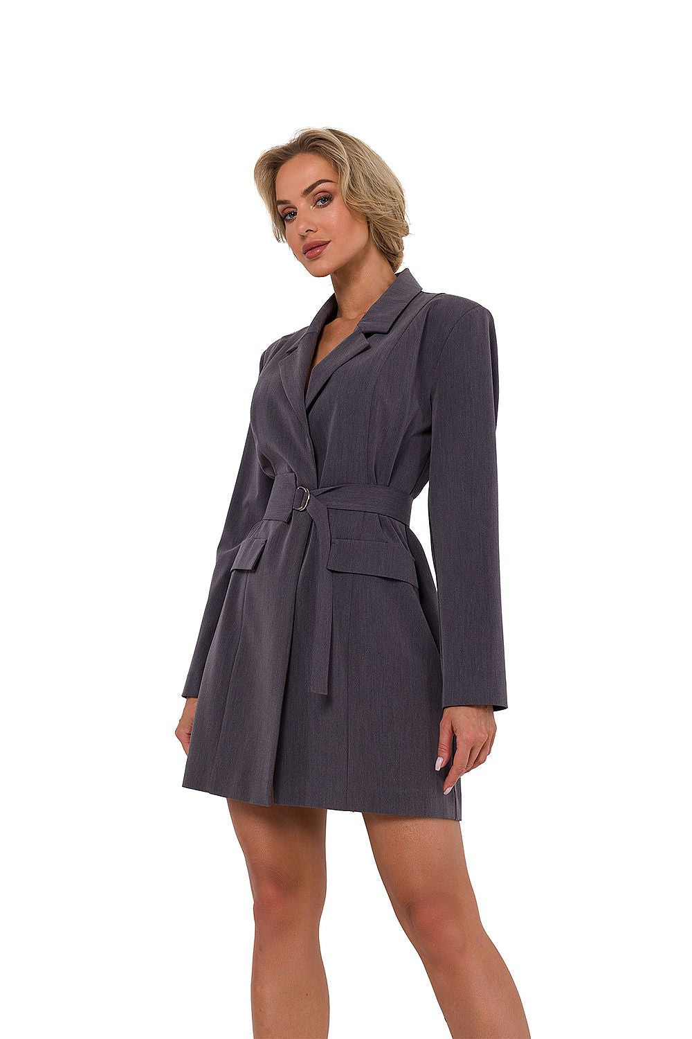  Sukienka Model MOE749 Dark Grey - Moe 
