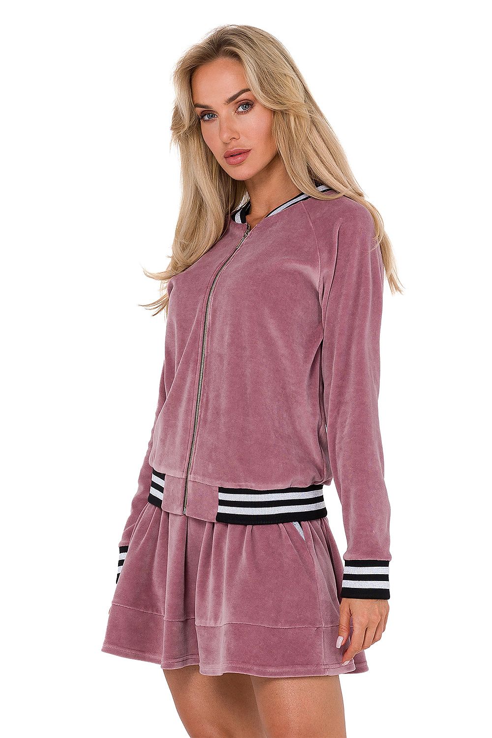   Bluza Damska Model MOE766 Dirty Pink - Moe 