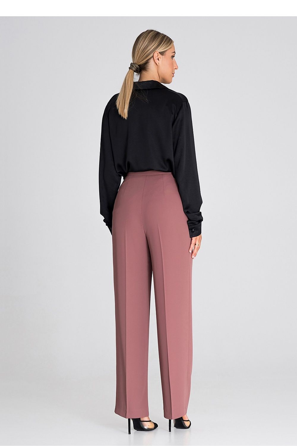   Spodnie Damskie Model M949 Dark Pink - Figl 