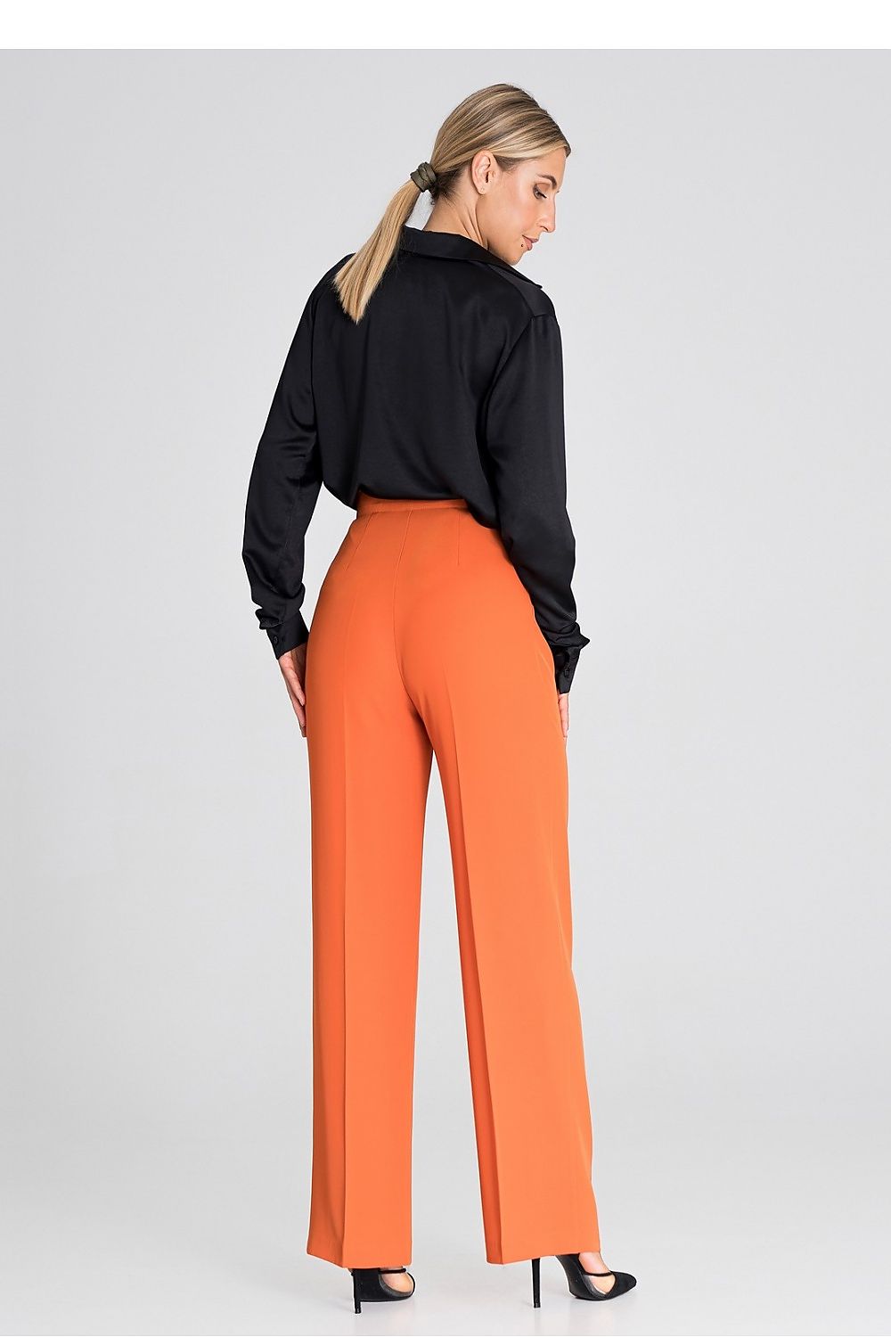   Spodnie Damskie Model M949 Orange - Figl 