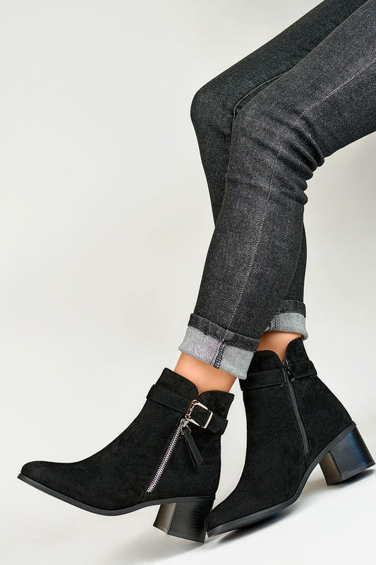   Botki Model 5733B Black - PRIMO 
