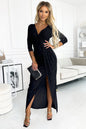  Sukienka Model 404-6 Black Brokat - Numoco 
